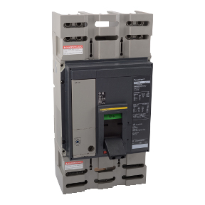 Schneider Electric Molded Case Circuit Breaker; 3-Pole; 600A; 600VAC; 65kA @ 480VAC; Bus Bar (no lugs); UL 489